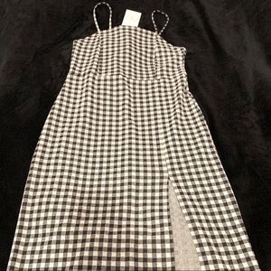 New Zara Gingham Dress